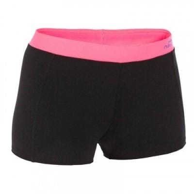 Fitness Mania - Anna Women's Chlorine-Resistant Aquabiking Swimsuit Bottoms - Black Pink