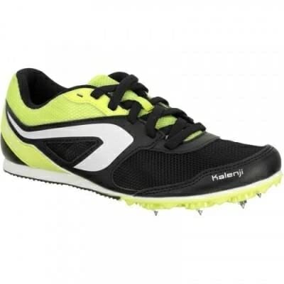 Fitness Mania - Children's Athletics Shoe - Black Neon Yellow