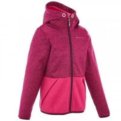 Fitness Mania - Girls' Hiking Fleece Hooded Jacket - Pink