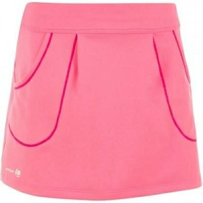 Fitness Mania - Girls' Tennis Badminton Squash Skirt Pocket 100 - Pink