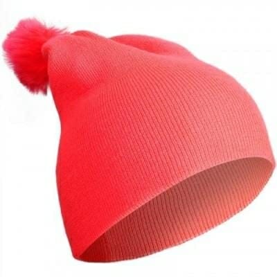 Fitness Mania - Junior girl ski beanies long hat - orange