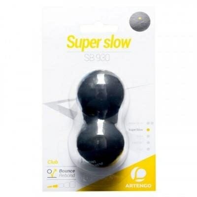 Fitness Mania - SB 930 Squash Ball Twin-Pack - Yellow Dot