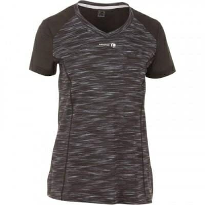 Fitness Mania - Soft 500 Women's Tennis T-Shirt - Grey/Black