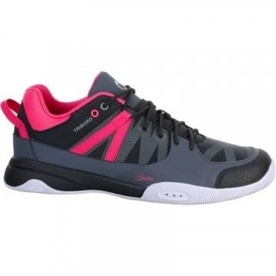 Fitness Mania - Women's Deck Shoes ARIN500 - Grey/Pink