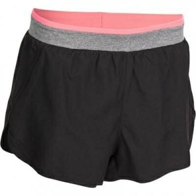Fitness Mania - Women's Energy Cardio Fitness Shorts Black with Contrasting Waistband