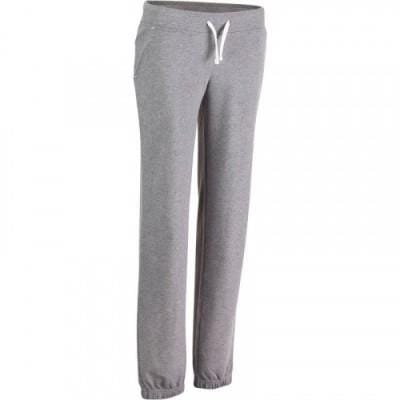 Fitness Mania - Women's Regular Fit Gym and Pilates Bottoms Mottled Mid Grey