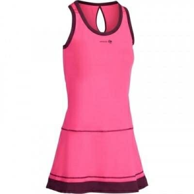Fitness Mania - Women's Tennis Badminton Squash Dress Soft 500 - Pink