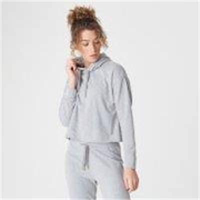 Fitness Mania - Luxe Lounge Hoodie - Grey Marl - L