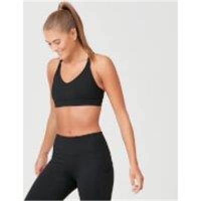 Fitness Mania - Power Mesh Sports Bra - Black