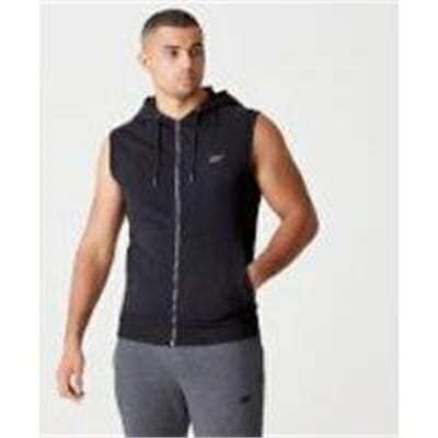 Fitness Mania - Tru-Fit Sleeveless Hoodie 2.0 - Black - XS