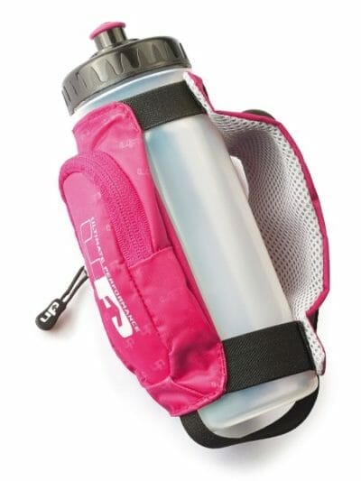 Fitness Mania - 1000 Mile UP Kielder Handheld Water Bottle - 600ml - Pink