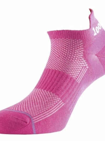 Fitness Mania - 1000 Mile Ultimate Tactel Trainer Womens Sports Socks - Pink