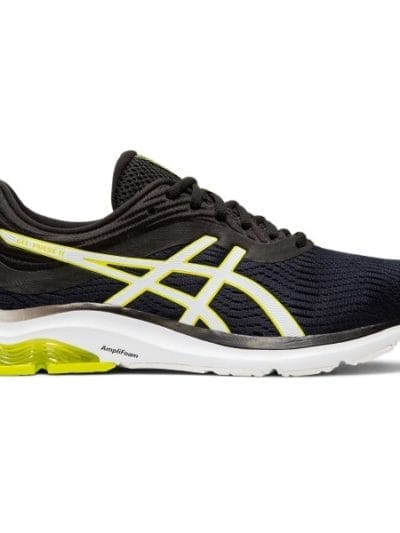 Fitness Mania - Asics Gel Pulse 11 - Mens Running Shoes - Black/Neon Lime