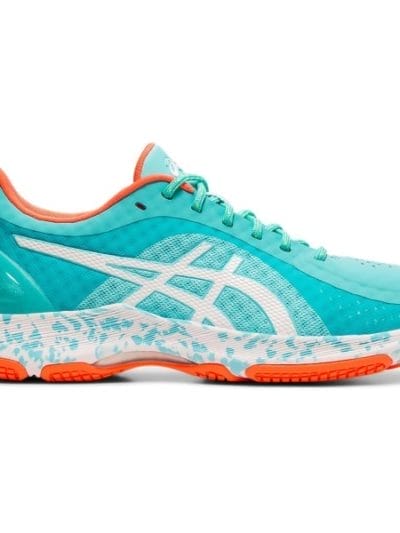 Fitness Mania - Asics Netburner Super FF - Womens Netball Shoes - Ice Mint/White