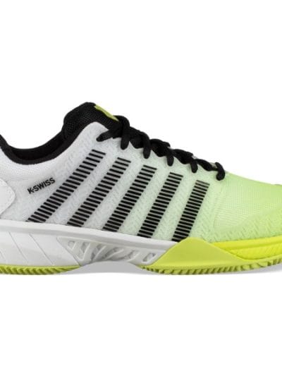 Fitness Mania - K-Swiss Hypercourt Express HB Mens Tennis Shoes - White/Yellow