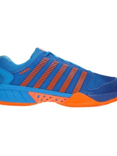 Fitness Mania - K-Swiss Hypercourt Express Mens Tennis Shoes - Blue/Orange