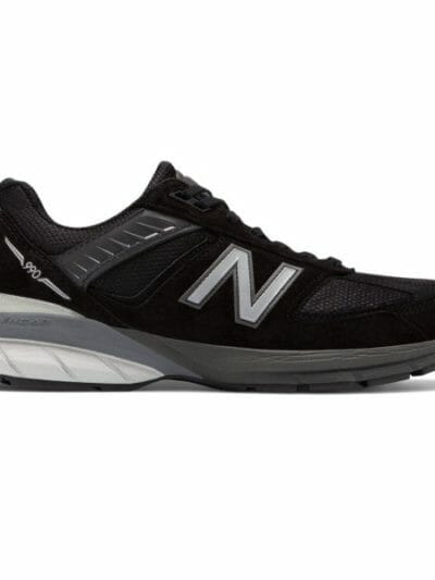 Fitness Mania - New Balance 990v5 - Mens Running Shoes - Black/Silver