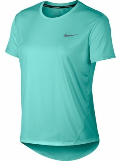 Fitness Mania - Nike Miler Womens Short Sleeve Running T-Shirt - Green