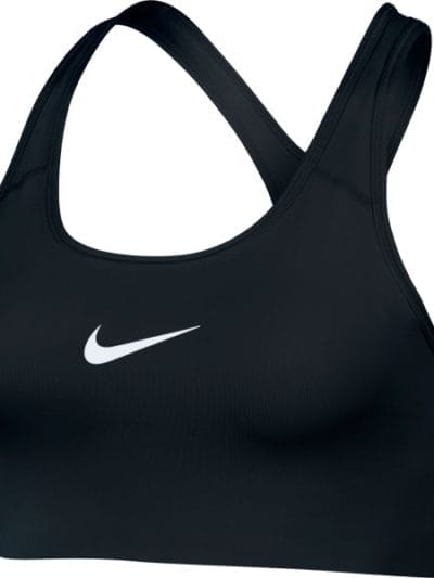 Fitness Mania - Nike Swoosh Compression Womens Sports Bra - Black