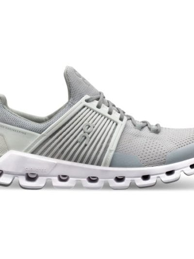 Fitness Mania - On Cloudswift - Womens Running Shoes - Glacier/White