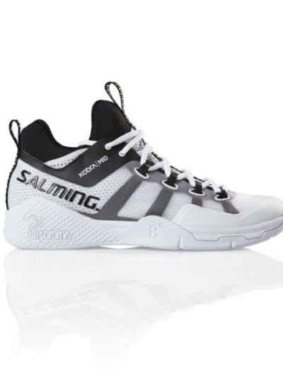 Fitness Mania - Salming Kobra Mid 2 - Mens Court Shoes - White/Black