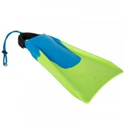 Fitness Mania - 500 Bodyboard Fins with Leash - Green Blue