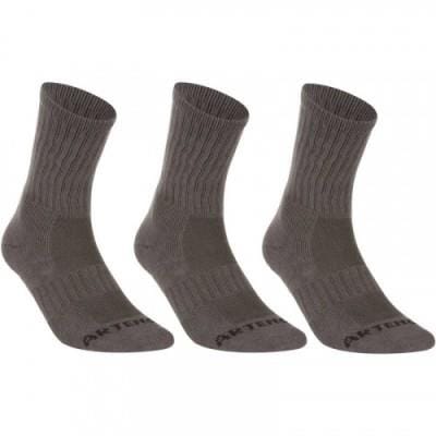 Fitness Mania - Adult High Sports Socks RS500 - 3 Pack - Grey