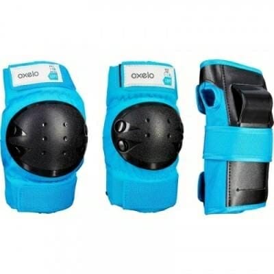 Fitness Mania - Basic Children's 3-Piece Protective Gear for Skates/Skateboard/Scooter - Blue