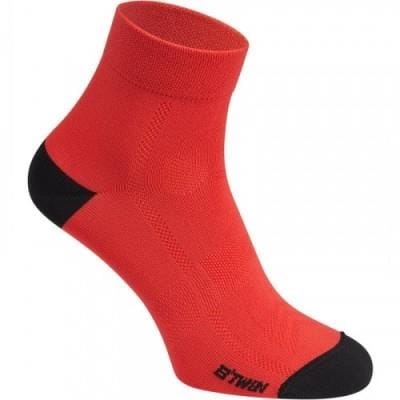Fitness Mania - Cycling Socks 500  Neon Red