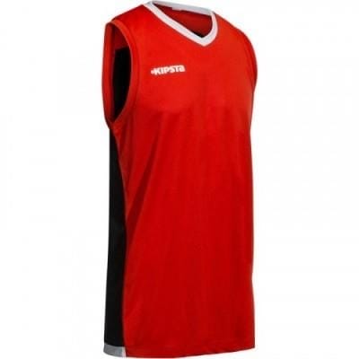 Fitness Mania - Kids Basketball Jersey B500 - Red and Black