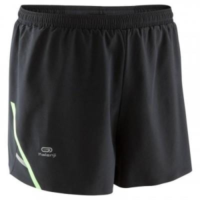 Fitness Mania - Kiprun Men's Lightweight Shorts - Black / Yellow