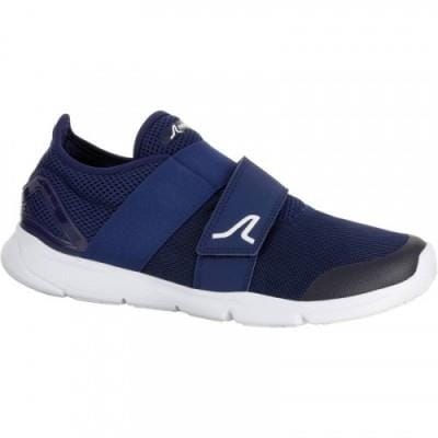 Fitness Mania - Men's Fitness walking Strap Shoes Soft 180 - Dark Blue/White