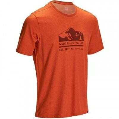 Fitness Mania - Men's NH500 nature hiking t-shirt - mottled brick