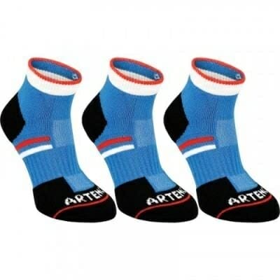 Fitness Mania - RS 500 Junior Mid-Length Sports Socks Tri-Pack - Blue/Black