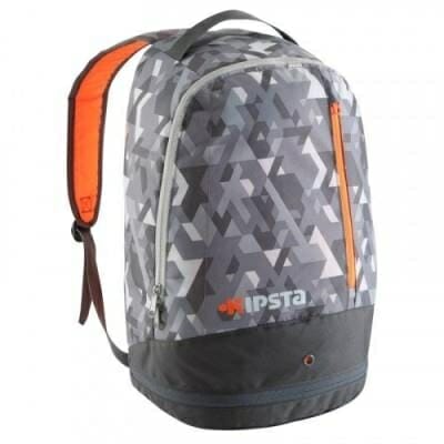 Fitness Mania - Team Sports Backpack - 20 Litres - Camo Grey and Orange