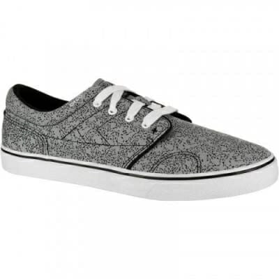 Fitness Mania - Vulca Canvas Adult Skateboarding Longboarding Low Rise Shoes Size M - Grey