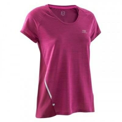 Fitness Mania - Womens Running T-Shirt - Run Light - Burgundy