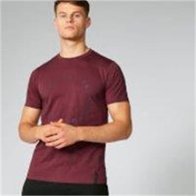 Fitness Mania - Graphic T-Shirt - Oxblood - L - Oxblood