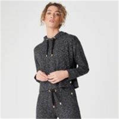 Fitness Mania - Luxe Lounge Hoodie - Black Heather