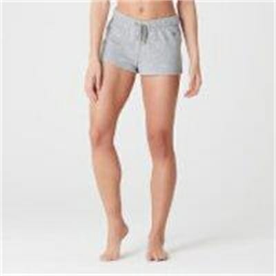 Fitness Mania - Luxe Lounge Shorts - Grey Marl - XS