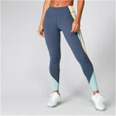 Fitness Mania - Power Deluxe Leggings - Dark Indigo  - XS