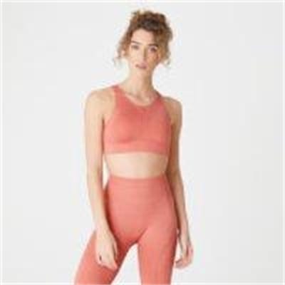 Fitness Mania - Shape Seamless Ultra Sports Bra – Copper Rose - L