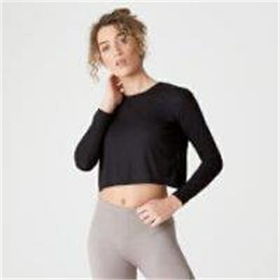 Fitness Mania - Spring Long-Sleeve T-Shirt – Black - L