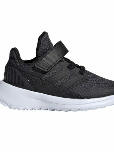 Fitness Mania - Adidas RapidaRun EL - Toddlers Running Shoes - Core Black/Carbon/Footwear White
