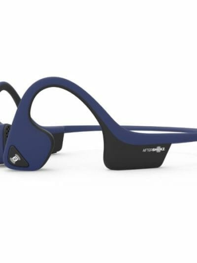 Fitness Mania - AfterShokz Trekz AIR Bone Conduction Open Ear Headphones - Midnight Blue - Midnight Blue