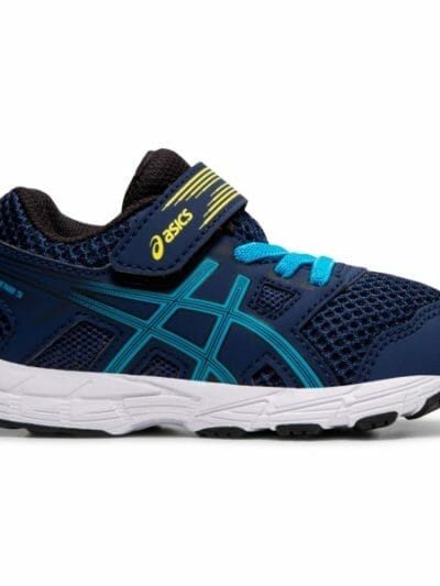 Fitness Mania - Asics Contend 5 TS - Toddler Boys Running Shoes - Blue Expanse/Island Blue