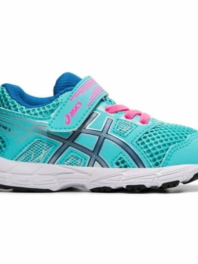 Fitness Mania - Asics Contend 5 TS - Toddler Girls Running Shoes - Ice Mint/Deep Sapphire