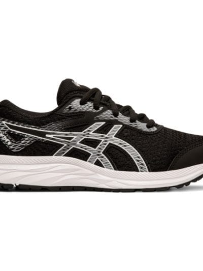 Fitness Mania - Asics Excite 6 GS - Kids Running Shoes - Black/White