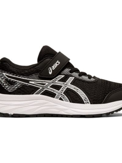 Fitness Mania - Asics Excite 6 PS - Kids Running Shoes - Black/White