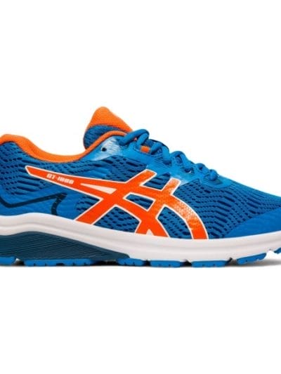 Fitness Mania - Asics GT-1000 8 GS - Kids Boys Running Shoes - Directoire Blue/Koi